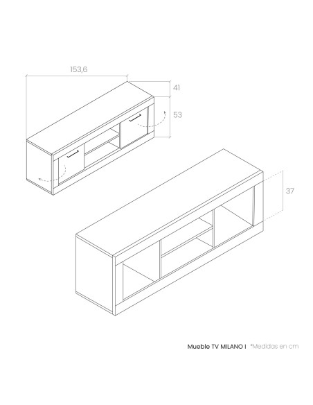 Mueble de televisión MILANO I