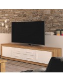 Mueble de televisión dos cajones y dos puertas 200 cm ROMA