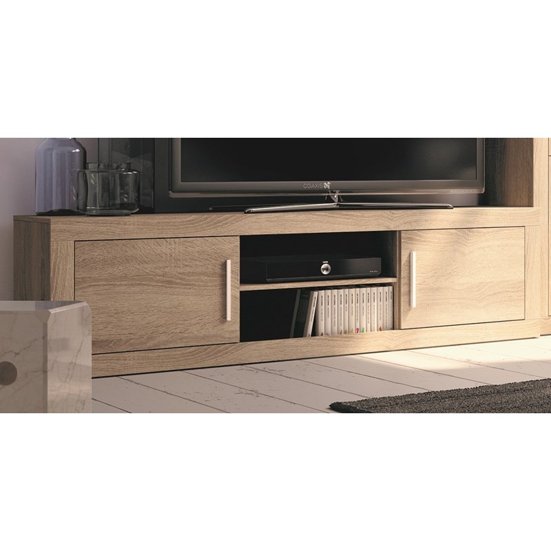 Mueble TV dos puertas y dos huecos 180 cm ROMA