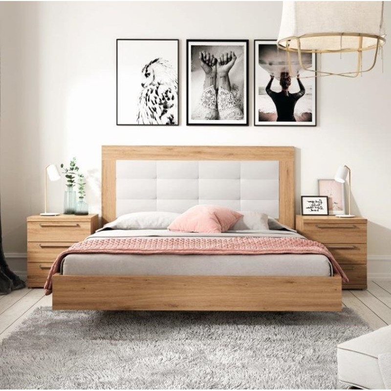 Cabecero y cama de 135/150 cm GINA II