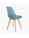 Silla de salón tapizada AVA