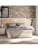 Canapé con base tapizada 135 cm SIENA