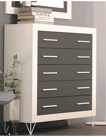 Cómoda de cinco cajones VIENA