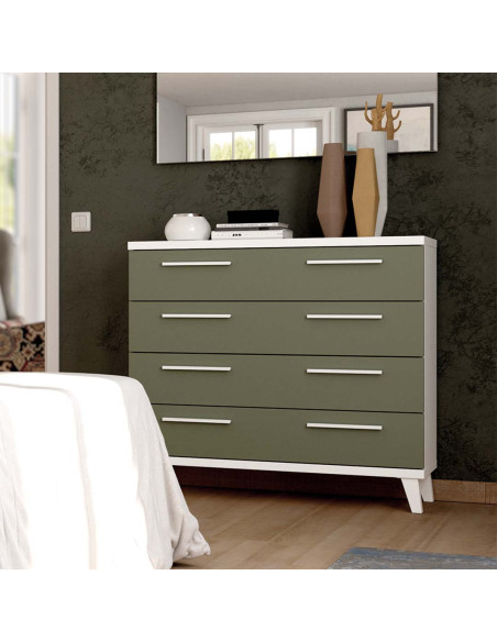 Cómoda cuatro cajones NILO