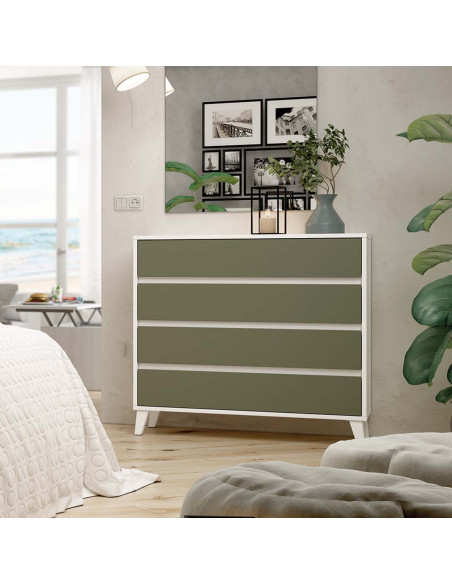 Cómoda cuatro cajones NILO I