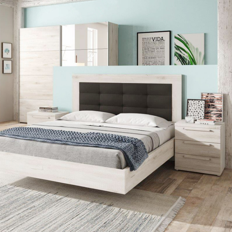Cabecero y cama de 135/150 cm GINA II