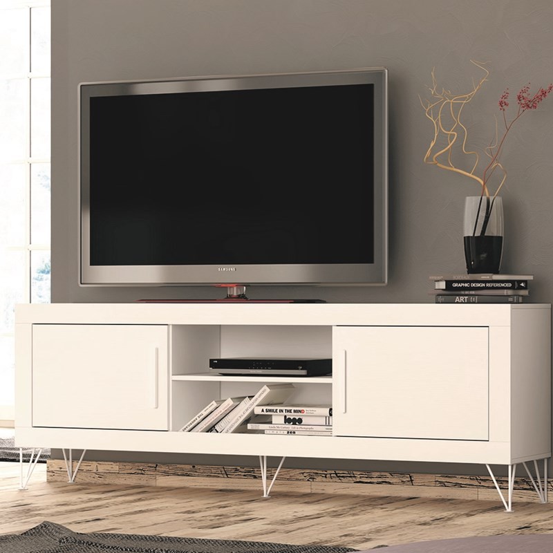 Mueble TV dos puertas y dos huecos 180 cm ROMA