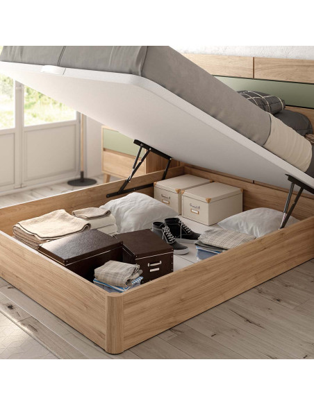 Canapé con base tapizada NILO