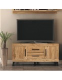 Mueble TV dos cajones y dos puertas 130 cm ROMA