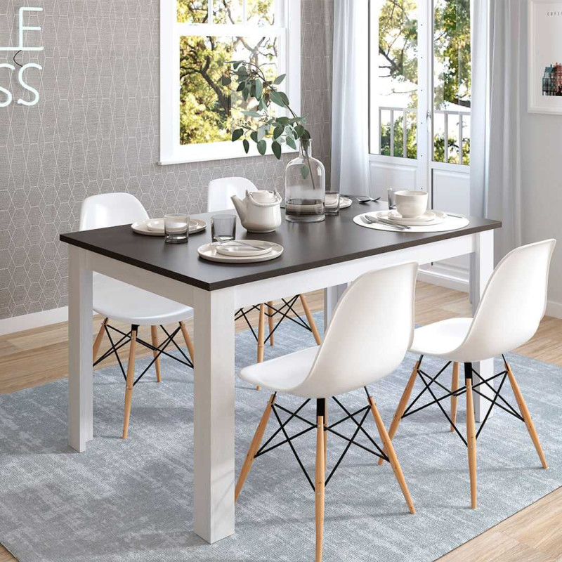 Mesa Comedor Extensible Rectangular New - Muebles Robert