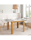 Mesa comedor cuadrada extensible DANIELA