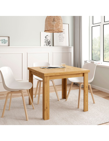 Mesa comedor cuadrada extensible DANIELA