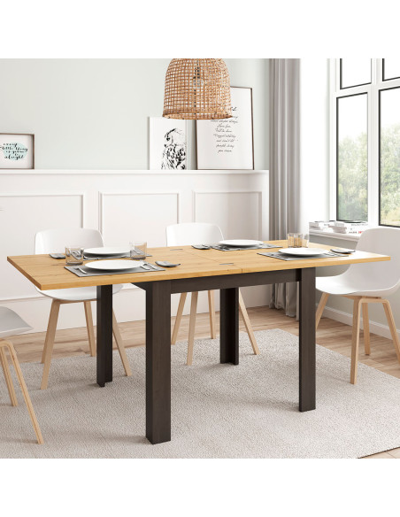 Mesa comedor cuadrada extensible DANIELA
