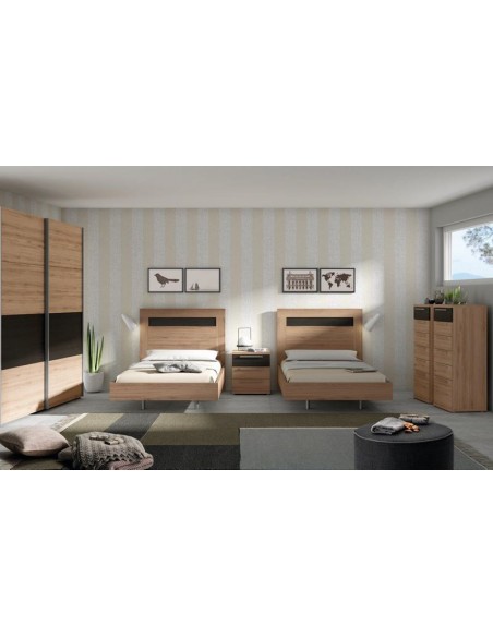 Conjunto dos cabeceros y mesita GINA