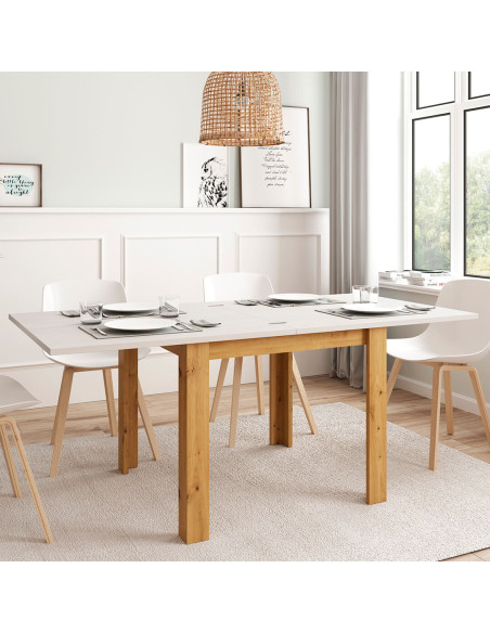 Mesa comedor cuadrada extensible DANIELA