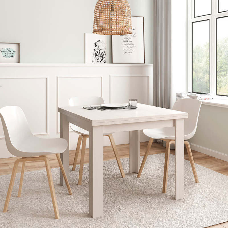 Mesa comedor cuadrada extensible DANIELA