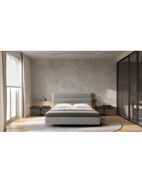 Cama flotante tapizada TOP
