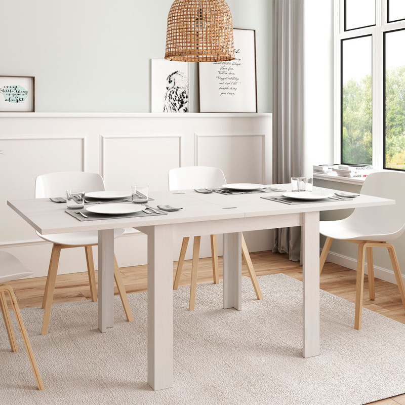 Mesa comedor cuadrada extensible DANIELA