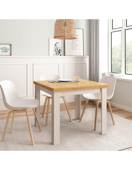 Mesa comedor cuadrada extensible DANIELA