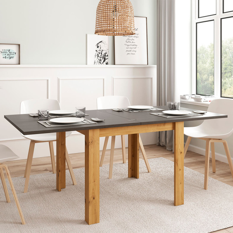 Mesa comedor cuadrada extensible DANIELA