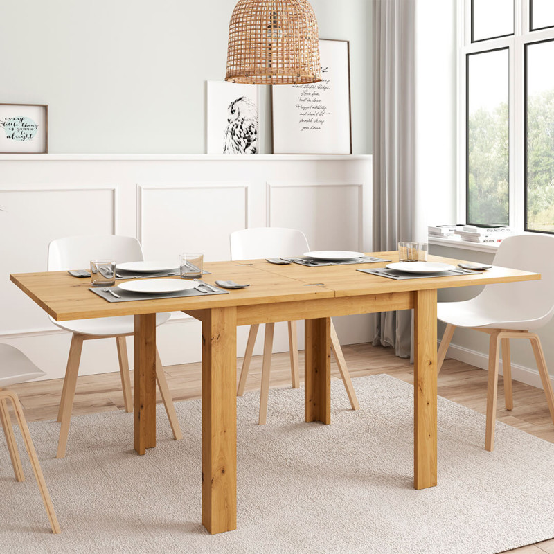 Mesa comedor cuadrada extensible DANIELA