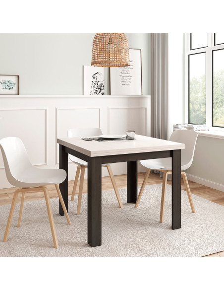 Mesa comedor cuadrada extensible DANIELA