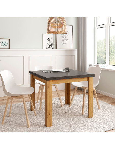Mesa comedor cuadrada extensible DANIELA