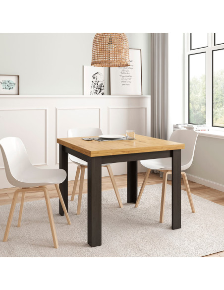 Mesa comedor cuadrada extensible DANIELA
