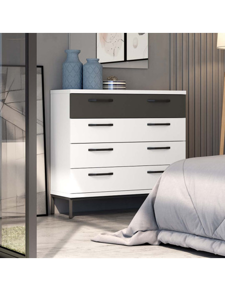 Cómoda cuatro cajones NILO
