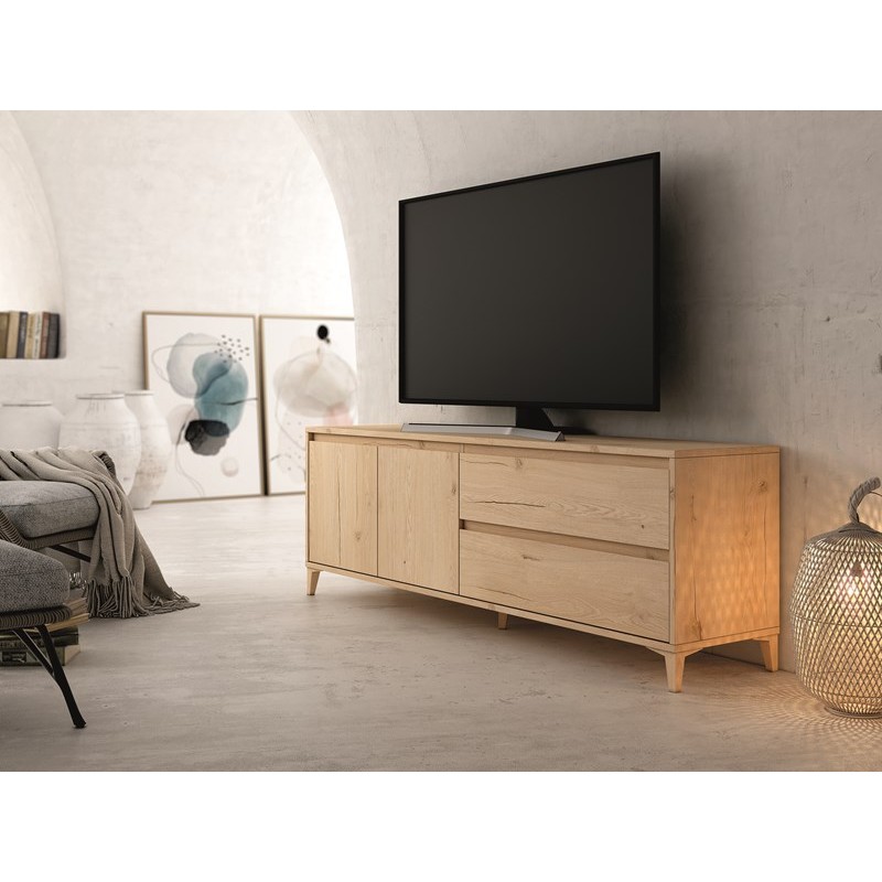 Mueble TV dos puertas y dos cajones 150 cm CHIARA