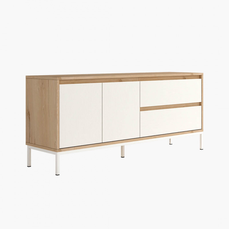 Mueble TV dos puertas y dos cajones 150 cm CHIARA