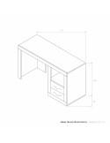 Mesa de escritorio ROMA