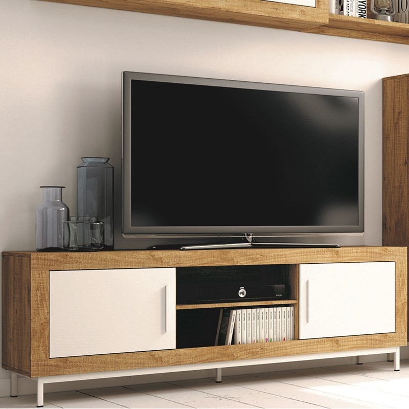 Mueble TV dos puertas y dos huecos 180 cm ROMA