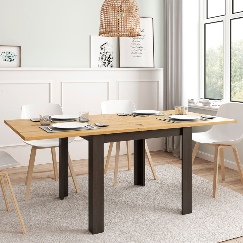 Mesa comedor cuadrada extensible DANIELA