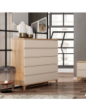Cómoda cinco cajones NILO II