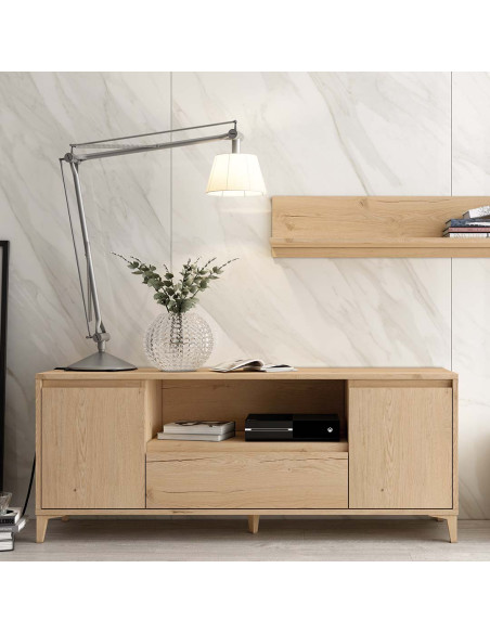 Mueble TV dos puertas y cajón 150 cm CHIARA