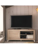 Mueble TV una puerta y dos huecos 130 cm ROMA