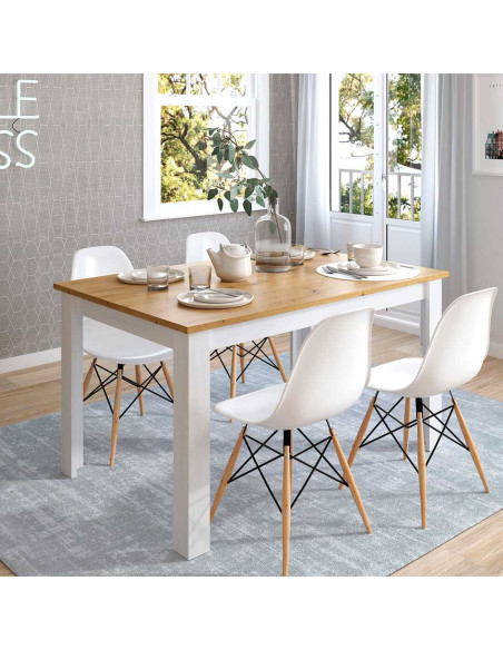 Mesa comedor rectangular extensible DANIELA