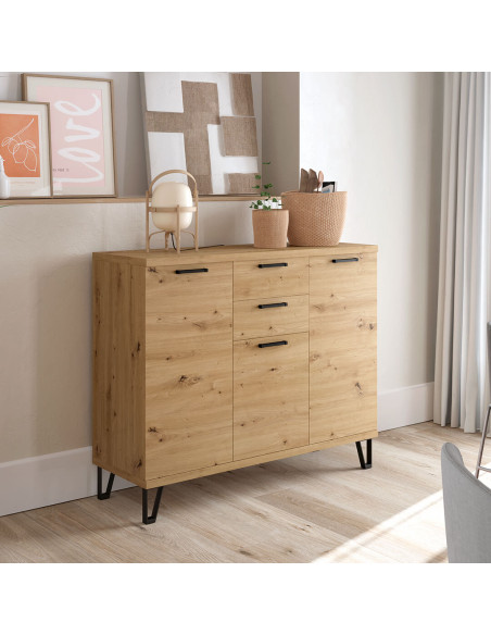 Aparador tres puertas y dos cajones MARCO