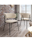 Silla de salón tapizada YOI