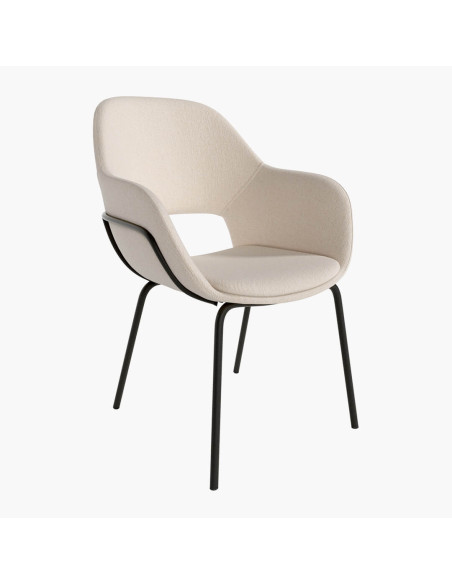 Silla de salón tapizada MINA