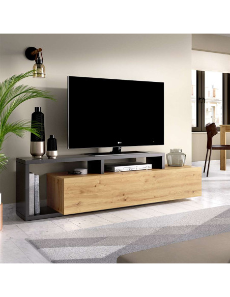 TV UNIT Mueble TV bajo con cajones By Gamma Arredamenti