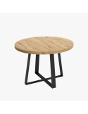 Mesa comedor redonda extensible JARA