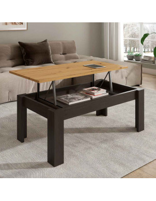 Mesa de centro nórdica simple de madera maciza, pequeña, plegable,  cuadrada, práctica, mesa auxiliar para sala de estar, sofá, dormitorio,  mesa de té