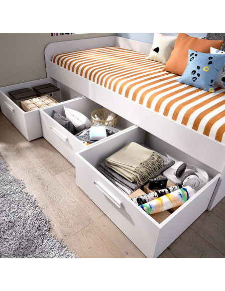 Cama nido tres cajones VOLGA