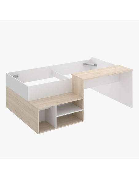 Cama compacta con escritorio LIL