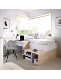 Cama compacta con escritorio LIL