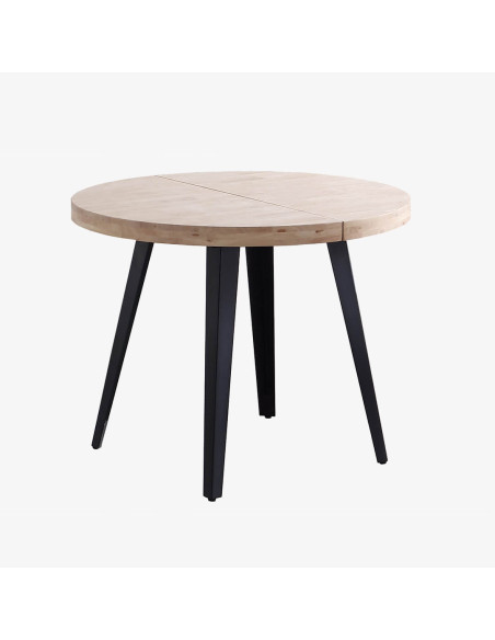 Mesa de comedor redonda extensible BEK