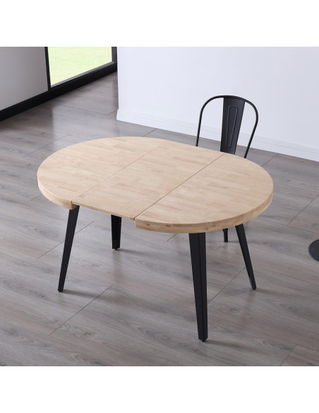 Mesa de comedor redonda extensible BEK