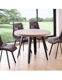 Mesa de comedor redonda fija BEK